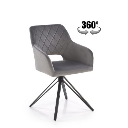 K535 forgatható szék, szín: szürke