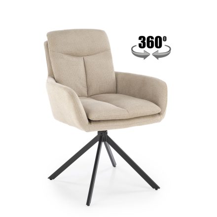 K536 forgatható szék, szín: bézs