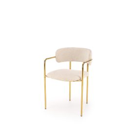 K537 szék – krém / arany