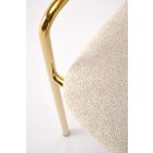 K537 szék – krém / arany