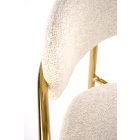 K537 szék – krém / arany