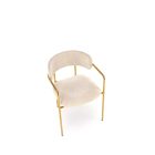 K537 szék – krém / arany