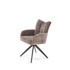 K540 forgatható táskarugós szék – szürke