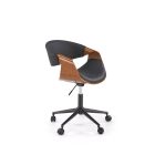 Bilbo forgószék – dió / fekete