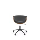 Bilbo forgószék – dió / fekete