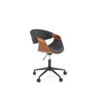 Bilbo forgószék – dió / fekete