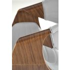 K544 szék – szürke / dió