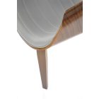 K544 szék – szürke / dió