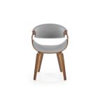 K544 szék – szürke / dió