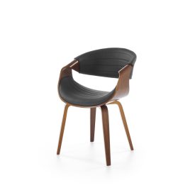 K544 szék – fekete / dió