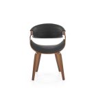 K544 szék – fekete / dió