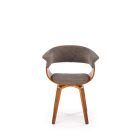 K545 szék – szürke / dió