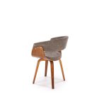 K545 szék – szürke / dió