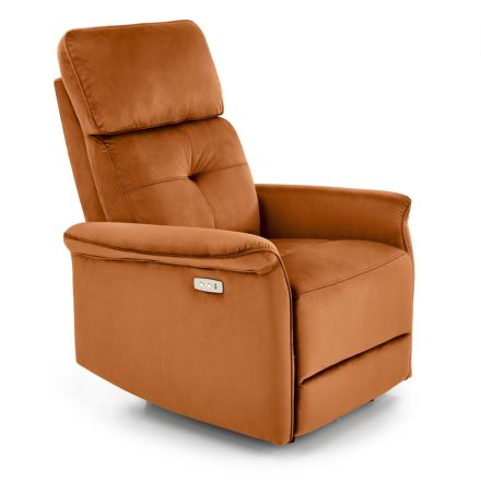 SEMIR elektromos relax fotel, szín: fahéj
