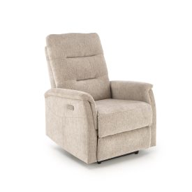 Jamal elektromosan dönthető pihenőfotel – bézs