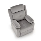 Loris elektromosan dönthető pihenőfotel – szürke