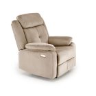 Loris elektromosan dönthető pihenőfotel – bézs