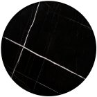 Julieta dohányzóasztal (2 db-os szett) – fekete márvány / fekete