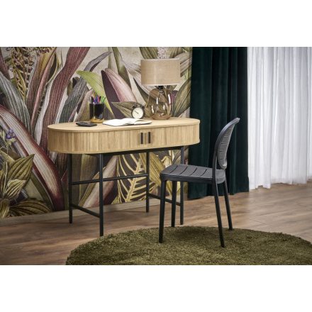 B51 íróasztal – natúr / fekete