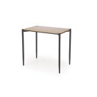 Nando étkezőszett (asztal + 2 szék) – natúr / fekete / szürke