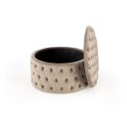 Nunez tárolós puff – bézs