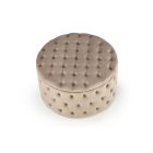 Nunez tárolós puff – bézs