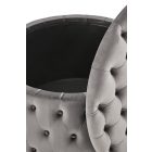 Nunez tárolós puff – szürke