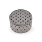Nunez tárolós puff – szürke