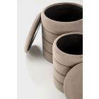 Pacho tárolós puff szett (2 db) – bézs