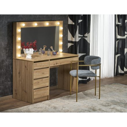 HOLLYWOOD XL fésülködőasztal, szín: artisan tölgy