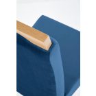 Clarion szék – sötétkék / mézes tölgy