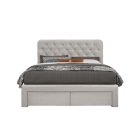 Marisol 160 ágy ágyneműtartóval - bézs