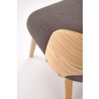 Cadiz szék – natúr / szürke