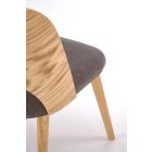 Cadiz szék – natúr / szürke