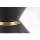 Goretti dohányzóasztal – fehér márvány / fekete