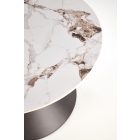 Goretti dohányzóasztal – fehér márvány / fekete