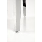 Reginald étkezőasztal – fehér márvány / ezüst