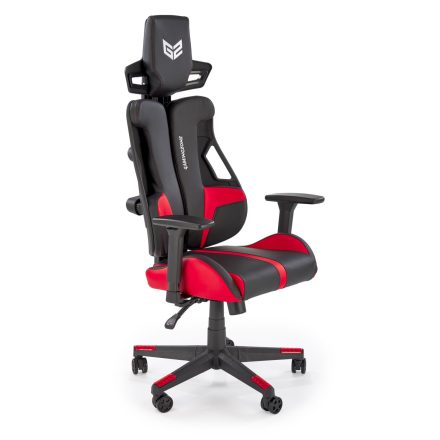 NITRO gaming forgószék, multiblokk mechanika, szín: fekete/piros