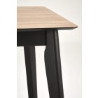 Gulian bővíthető étkezőasztal – wotan tölgy / fekete