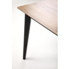 Gulian bővíthető étkezőasztal – wotan tölgy / fekete