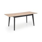 Gulian bővíthető étkezőasztal – wotan tölgy / fekete