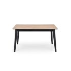 Gulian bővíthető étkezőasztal – wotan tölgy / fekete