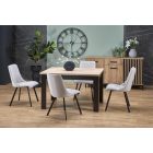 Bagio bővíthető étkezőasztal – artisan tölgy / fekete