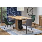 Fabiano bővíthető étkezőasztal – wotan tölgy / fekete