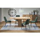 Fabiano bővíthető étkezőasztal – wotan tölgy / fekete