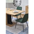 Fabiano bővíthető étkezőasztal – wotan tölgy / fekete