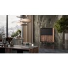 Swing KM-2 komód – dió / fekete