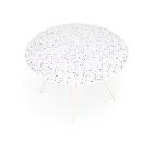 Aramis étkezőasztal – terazzo / fehér