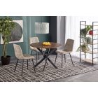 Edgar étkezőasztal – dió / fekete