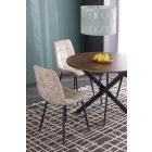 Edgar étkezőasztal – dió / fekete